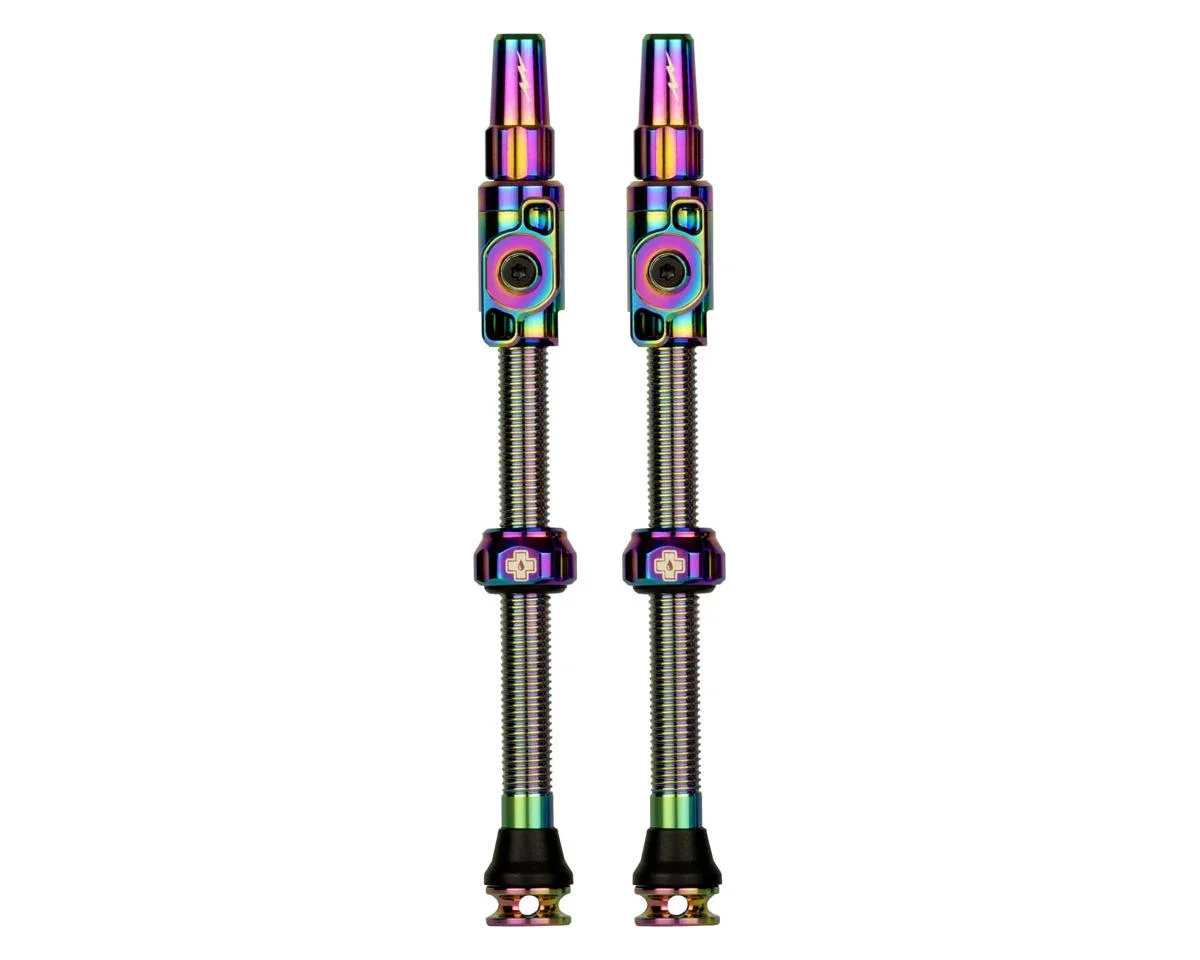 Muc-Off Big Bore Lite Tubeless Valves (Iridescent) (2X-Large) (70mm)